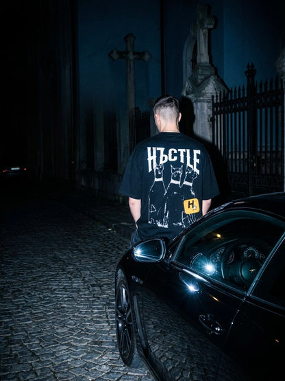 Oversized “ROCKSTAR HЪCTLE” Tee